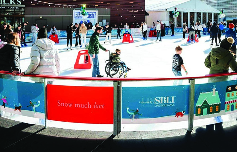 The SBLI Rink at MarketStreet opens daily through February